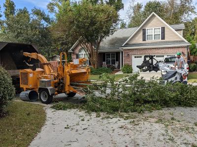 Storm Damage in Holly Ridge, North Carolina